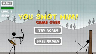 アップル射撃 - 無料ゲーム - 弓と矢 (Stickman Apple Shooting Showdown - Free Bow and Arrow Fun Doodle Skill Game)のおすすめ画像5