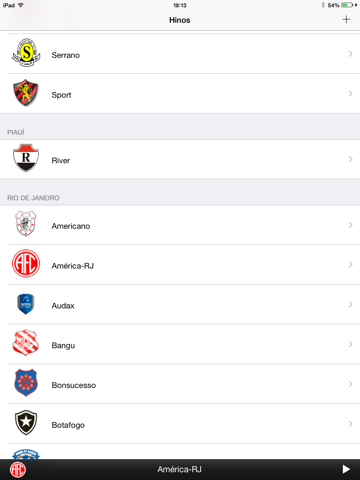 Hinos Futebol Brasileiro