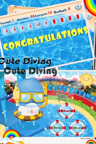 Cute Diving Lite screenshot 3