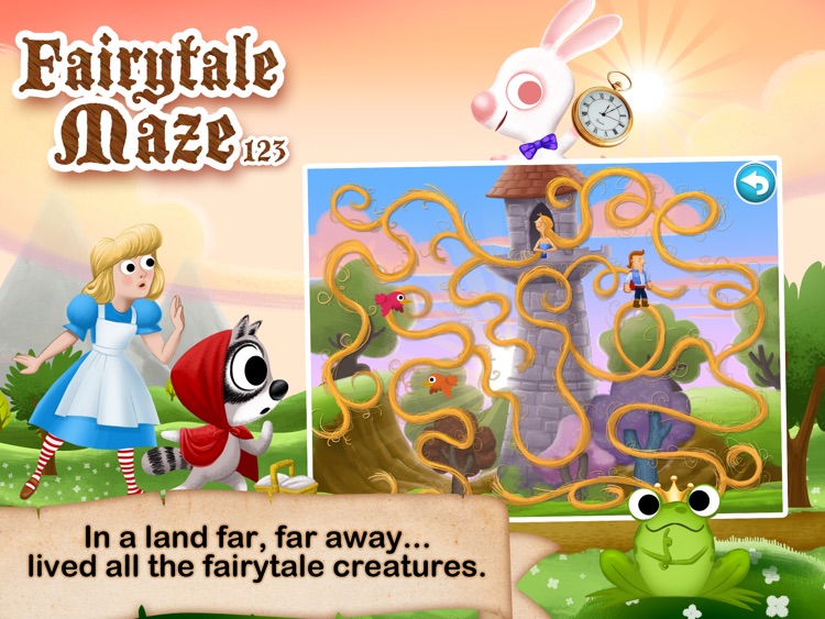 Fairytale Maze 123 Free - Fun learning with Children animated puzzle game