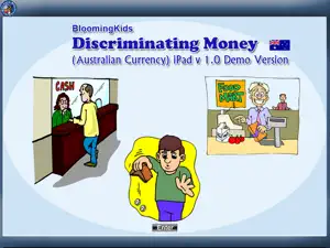 Discriminating Money (with Australian Currency) iPad v 1.0, Demo Version screenshot #1 for iPad