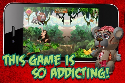 Animal Zombies and Friends of Banana Town Hill - FREE Game! screenshot 3