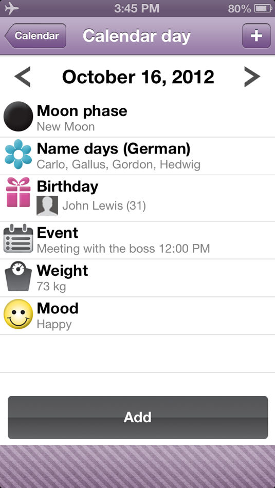 #2. Matrix Calendar (iOS) 由: Pro Active App