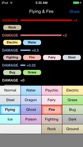 Game screenshot Check Type Effectiveness - PokeAttackTypes XY mod apk