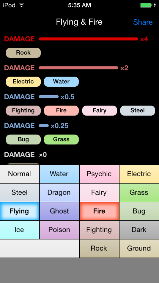 #1. Check Type Effectiveness - PokeAttackTypes XY (iOS) 由: zumuya