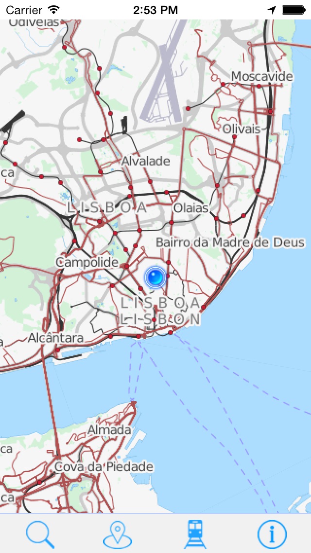 オフライン地図リスボン - ガイド、観光スポットや交通機関のおすすめ画像1