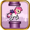 A Flappy Unicorn - Little Pink Pony Adventure