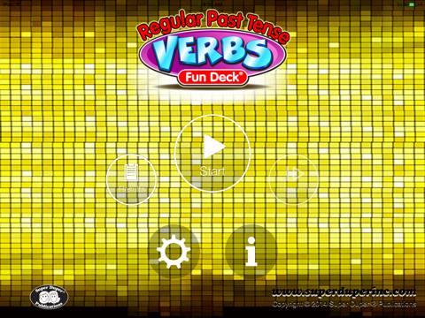 Screenshot #4 pour Regular Past Tense Verbs Fun Deck