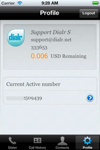 Dialr Mobile screenshot 4