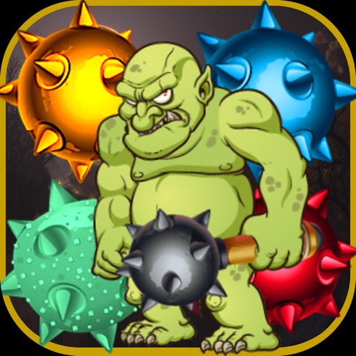 Troll Bombs - Swipe the Spiked Balls Icon