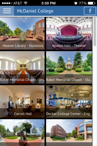 McDaniel College screenshot 2