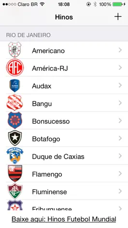 Game screenshot Hinos Futebol Brasileiro mod apk