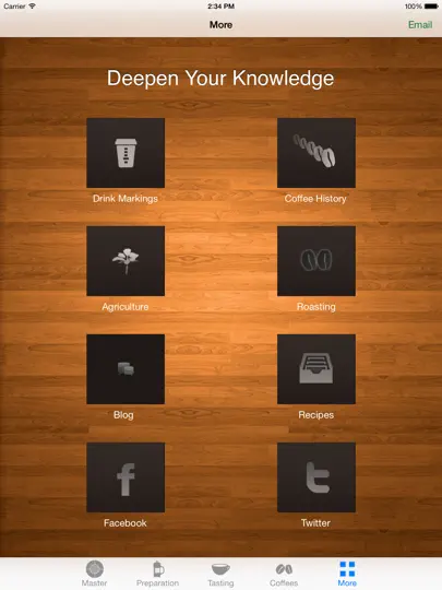 Capture d'écran de Starbucks Coffee Master For IPad sur iPhone 4