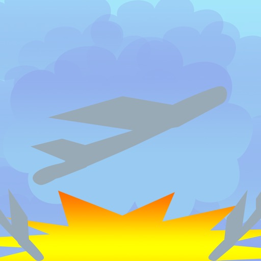 Clouds hit Planes Icon