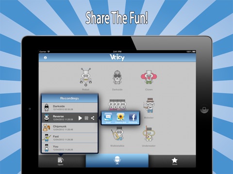 Voicy HD - Fun Voice Changer screenshot 2