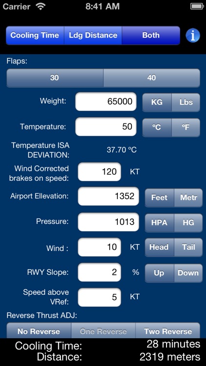 737-800 Performance Calculations screenshot-3