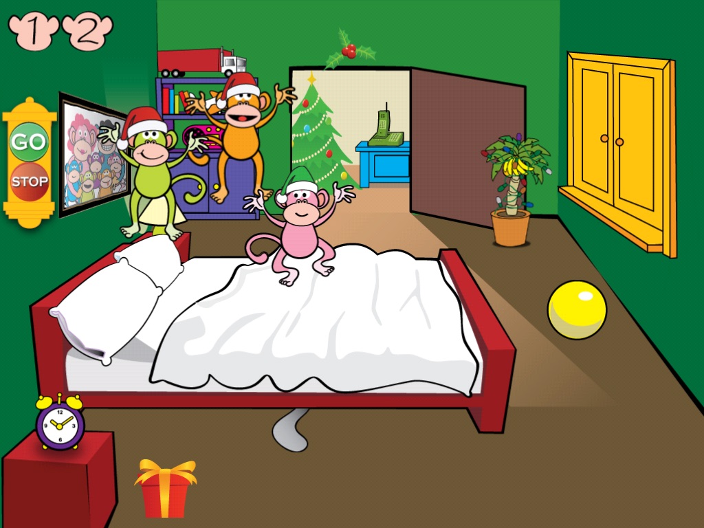 Five Little Monkeys Christmas HD screenshot 4