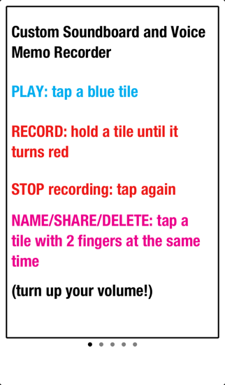 custom soundboard and voice memo recorder iphone screenshot 4
