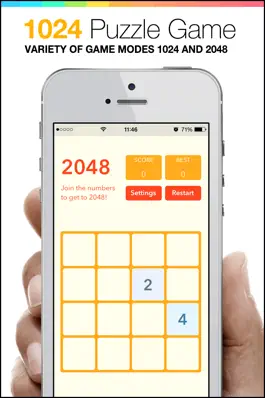 Game screenshot 1024 Puzzle Game - mobile logic Game - join the numbers apk