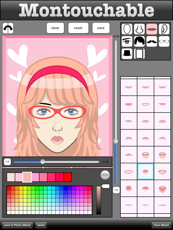 Montouchable -You can make face very easily!!
