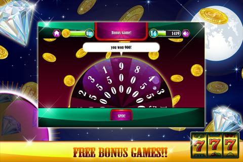 AAA Wolf Slots of Sin City HD - 777 A Big Win Of Las Vegas Slots Free screenshot 4