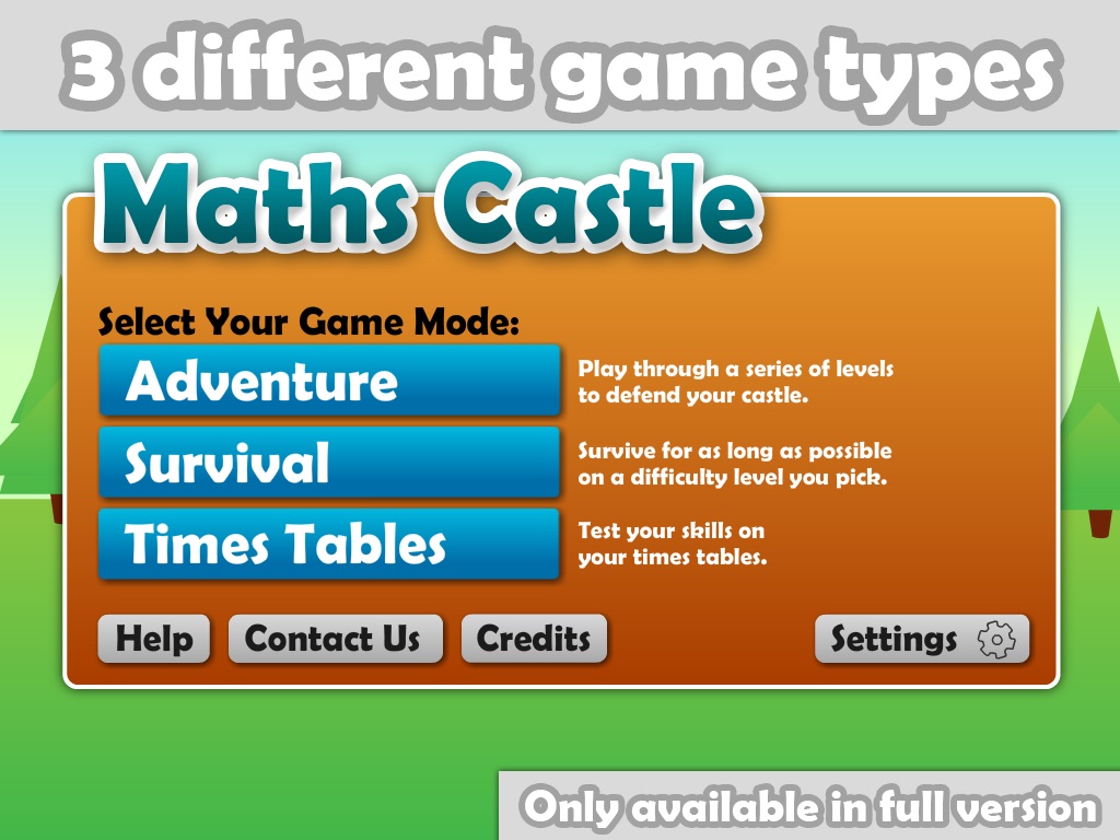 Maths Castle Lite screenshot 3