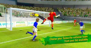 Striker Soccer Brazil: lead your team to the top of the world screenshot #1 for iPhone