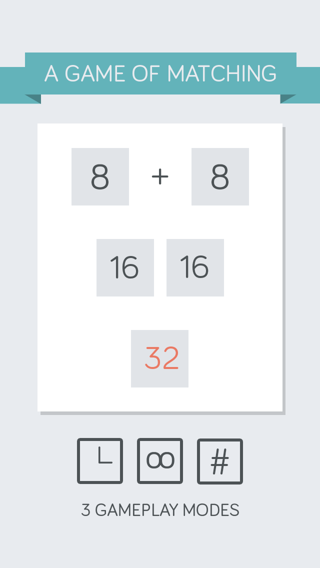 Eights! Match Fives and Threes to Reach 2048 Freeのおすすめ画像1