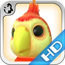 Talking Polly the Parrot HD Free app icon