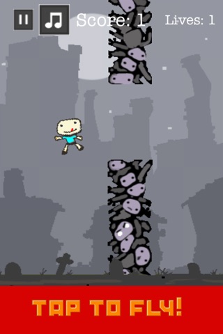 A Jumpy Kid Escape - Zombie Tower of Madness Free Fall screenshot 2