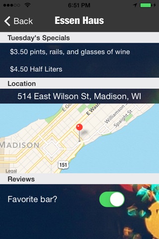 Madison Bar Specials screenshot 3