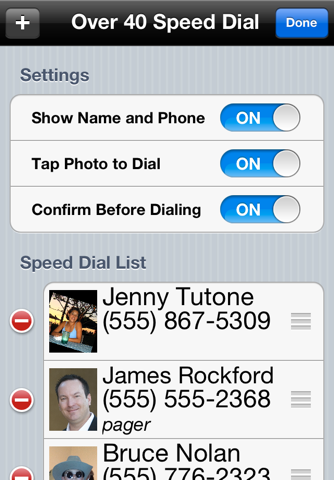 Over40 Speed Dial screenshot 3