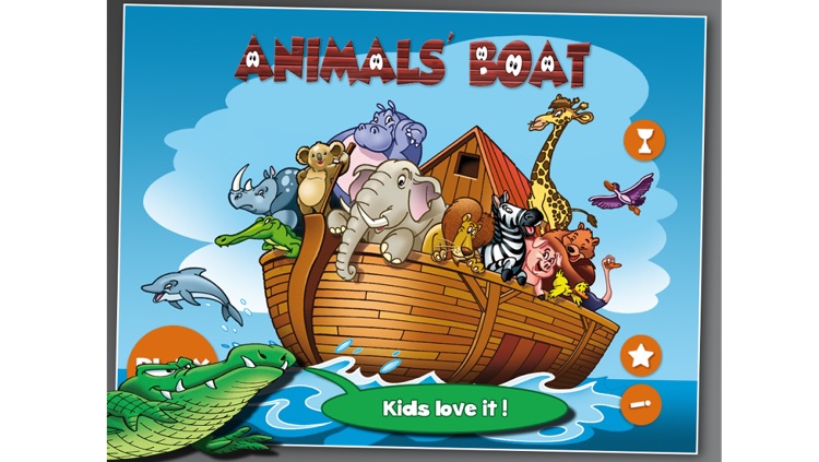 Animals' Boat for Toddlers