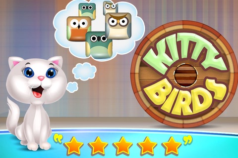 Kitty Birds Free - Birdies World of Fun screenshot 3