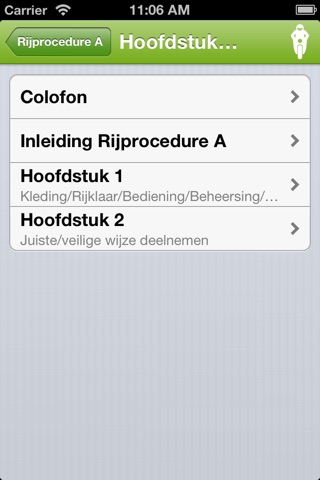 Rijprocedure A screenshot 3