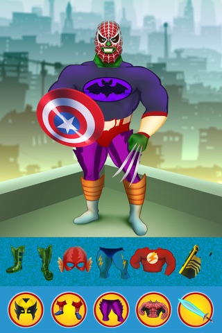 Create Your Own Superheroes - Fun Dressing Up Game - Advert Free Version screenshot 4