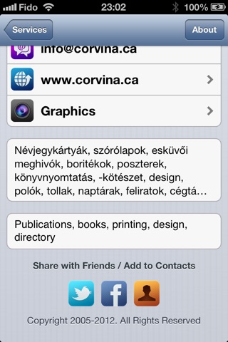 Corvina Business Directory screenshot 4