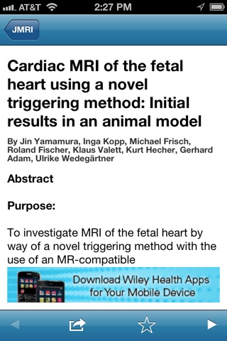 ISMRM Journals screenshot 3