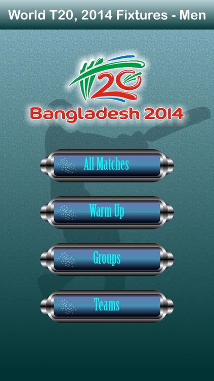 ICC T20 Cricket Cup 2014,Fixtures