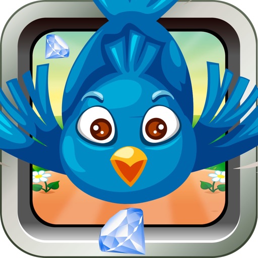 Bird wings diamond - jump, run and fly to be free icon