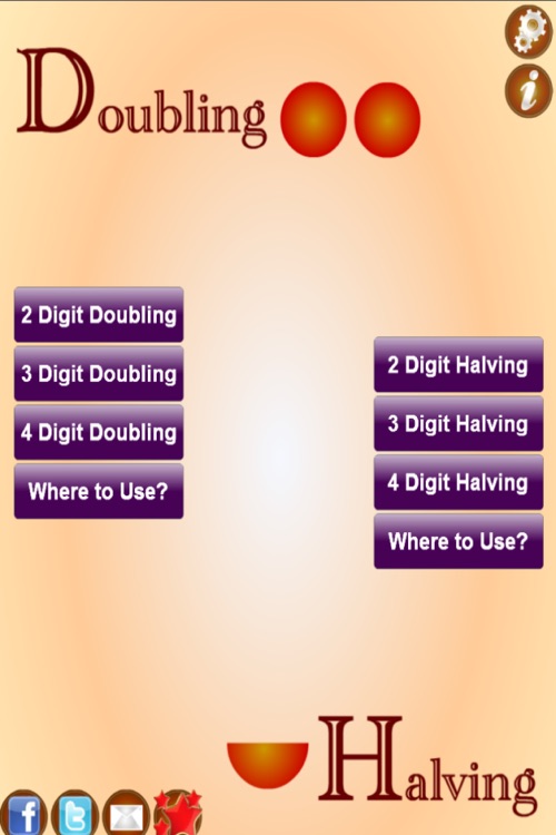 Doubling And Halving