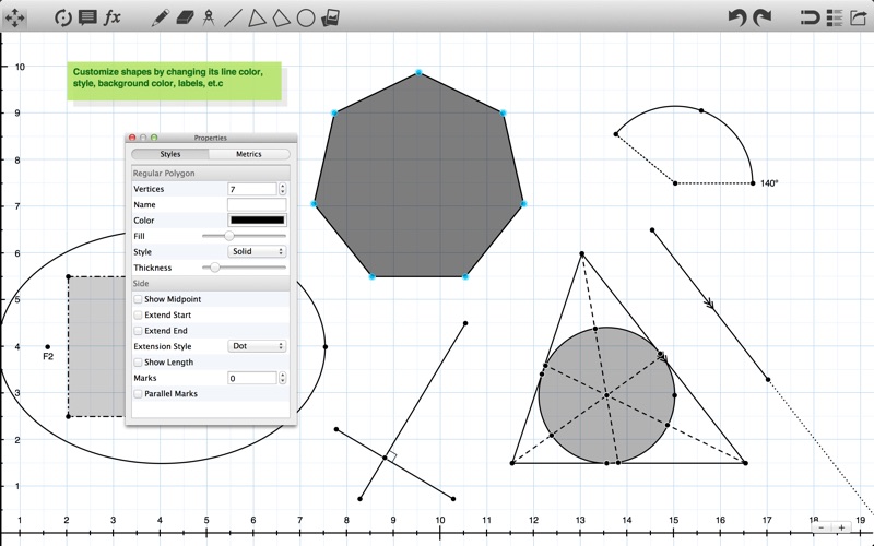 Screenshot #2 pour Geometry Pad