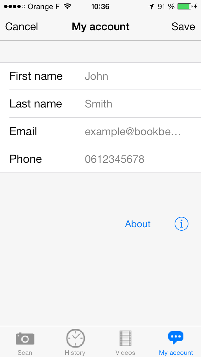 bookBeo – QR Codes reader Screenshot