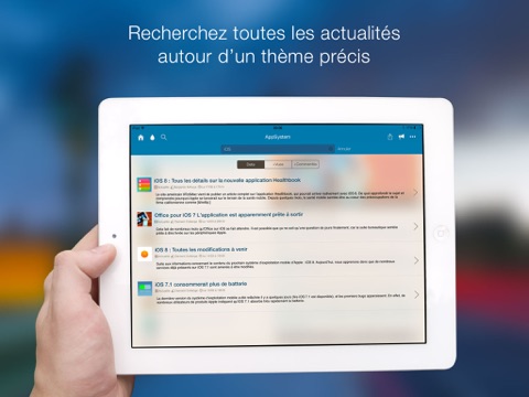 AppSystem pour iPad iPad screenshot 4 - News app