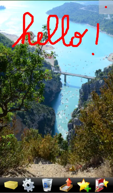 Tableau d'école pour iPhone et iPod : Ecrivez et dessinez en couleur, même sur vos photos ! screenshot 1 of 5