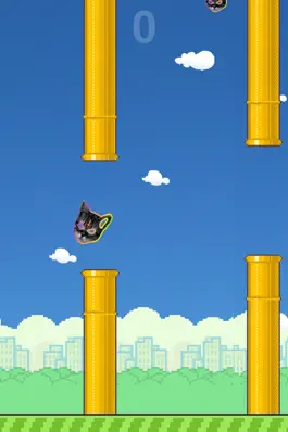 Game screenshot Flying Tron Cat apk