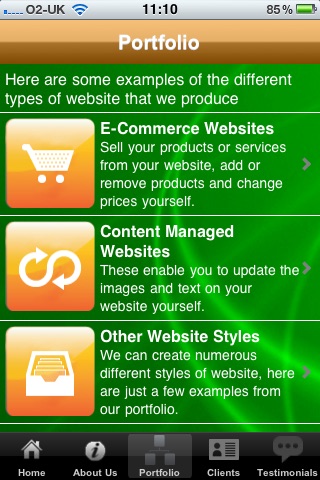 Advanced Web Designs screenshot 2