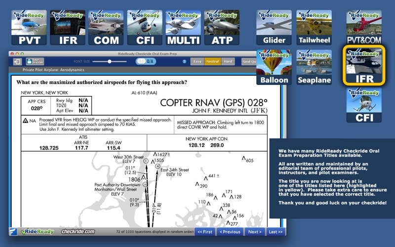 Screenshot #3 pour IFR Instrument Rating HELI