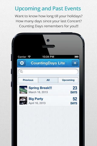 Counting Days Lite - Event Countdown screenshot 2