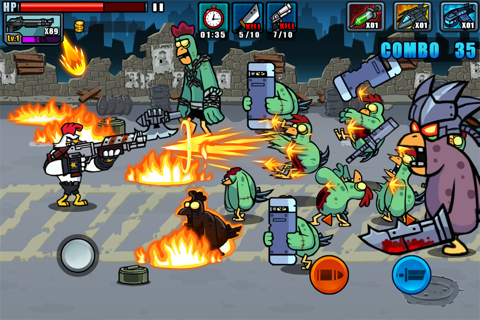 Chicken Warrior : Zombie Hunter screenshot 3